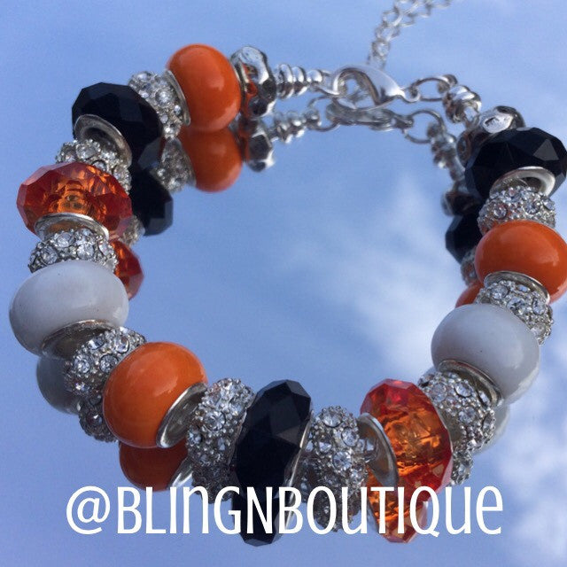 Spirit Bracelet - Orange/White/Black