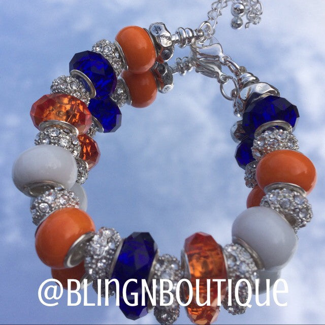 Spirit Bracelet - Orange/White/Blue