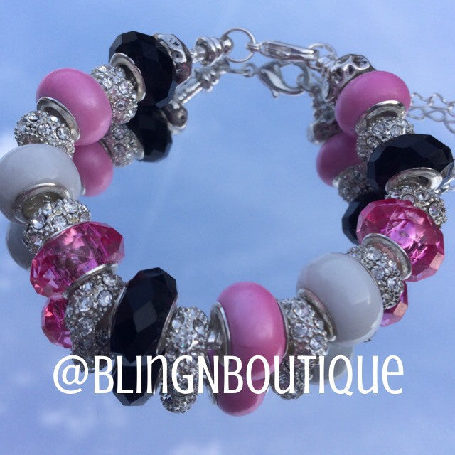 Spirit Bracelet - Pink/White/Black