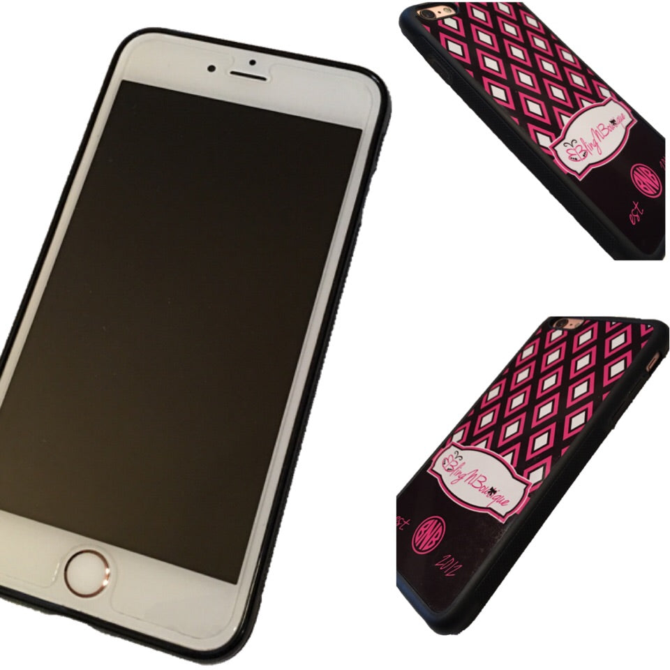 Chevron Monogram Phone Case – BlingNBoutique Chevron Monogram Phone Case – BlingNBoutique